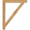 Ekena Millwork Traditional Craftsman Rough Sawn Bracket, Western Red Cedar, 4"W x 38"D x 46"H BKT04X38X46TRA04RWR - alternate 2